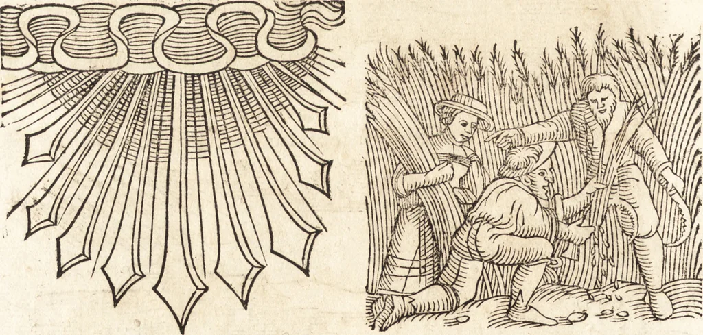 An illustration from Prodigiorvm ac ostentorvm chronicon : quae praeter naturae ordinem, motum, et operationem, et in svperioribus & his inferioribus mundi regionibus, ab exordio mundi usque ad haec nostra tempora, acciderunt ..., 1557, leaf 139