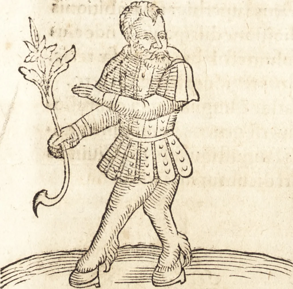 An illustration from Prodigiorvm ac ostentorvm chronicon : quae praeter naturae ordinem, motum, et operationem, et in svperioribus & his inferioribus mundi regionibus, ab exordio mundi usque ad haec nostra tempora, acciderunt ..., 1557, leaf 18