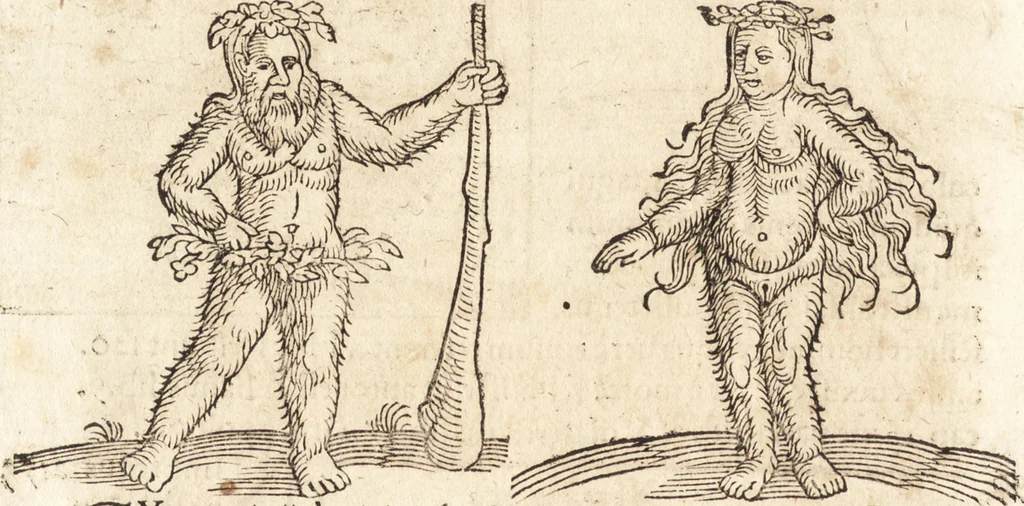 An illustration from Prodigiorvm ac ostentorvm chronicon : quae praeter naturae ordinem, motum, et operationem, et in svperioribus & his inferioribus mundi regionibus, ab exordio mundi usque ad haec nostra tempora, acciderunt ..., 1557, leaf 19