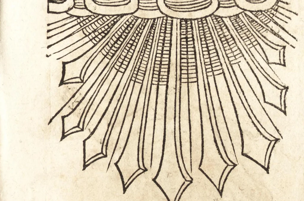 An illustration from Prodigiorvm ac ostentorvm chronicon : quae praeter naturae ordinem, motum, et operationem, et in svperioribus & his inferioribus mundi regionibus, ab exordio mundi usque ad haec nostra tempora, acciderunt ..., 1557, leaf 206