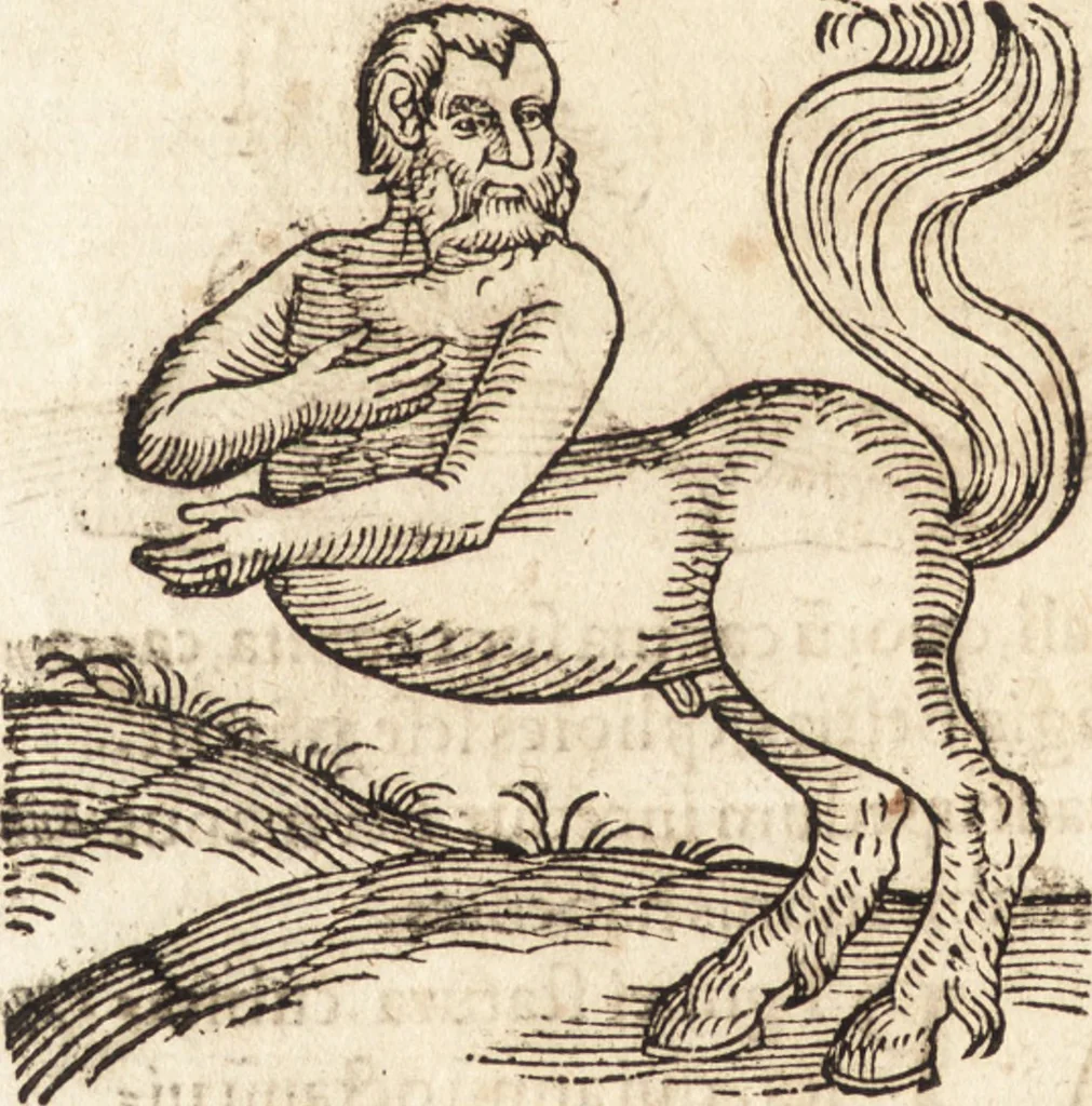 An illustration from Prodigiorvm ac ostentorvm chronicon : quae praeter naturae ordinem, motum, et operationem, et in svperioribus & his inferioribus mundi regionibus, ab exordio mundi usque ad haec nostra tempora, acciderunt ..., 1557, leaf 23