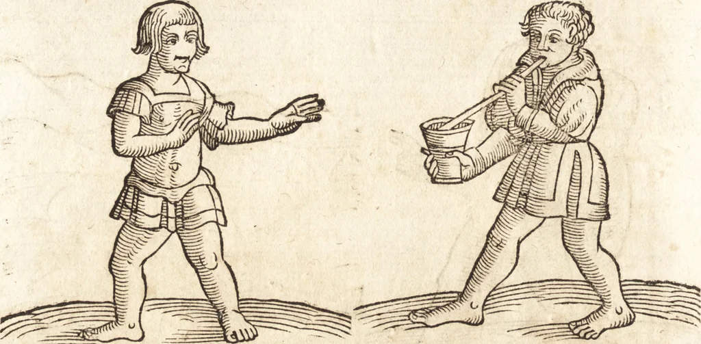 An illustration from Prodigiorvm ac ostentorvm chronicon : quae praeter naturae ordinem, motum, et operationem, et in svperioribus & his inferioribus mundi regionibus, ab exordio mundi usque ad haec nostra tempora, acciderunt ..., 1557, leaf 25