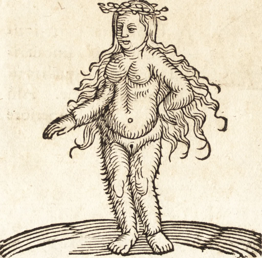 An illustration from Prodigiorvm ac ostentorvm chronicon : quae praeter naturae ordinem, motum, et operationem, et in svperioribus & his inferioribus mundi regionibus, ab exordio mundi usque ad haec nostra tempora, acciderunt ..., 1557, leaf 25