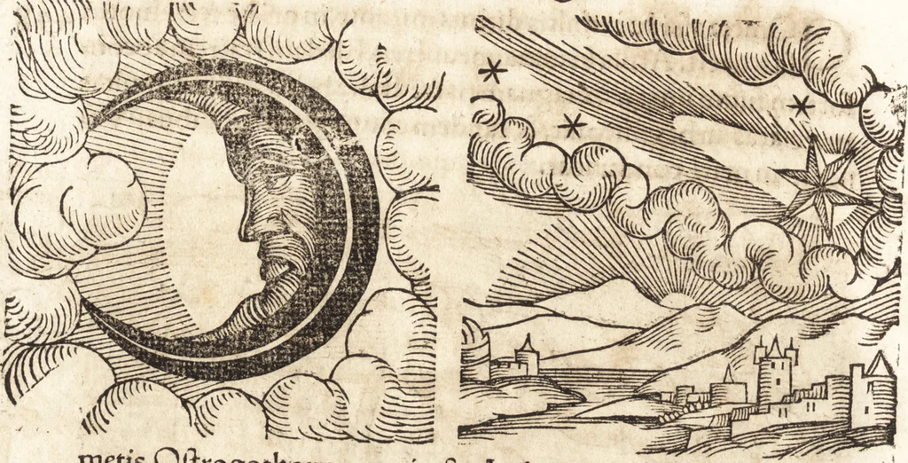 An illustration from Prodigiorvm ac ostentorvm chronicon : quae praeter naturae ordinem, motum, et operationem, et in svperioribus & his inferioribus mundi regionibus, ab exordio mundi usque ad haec nostra tempora, acciderunt ..., 1557, leaf 305