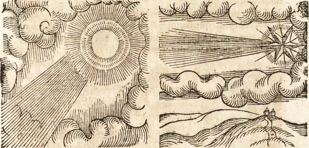 An illustration from Prodigiorvm ac ostentorvm chronicon : quae praeter naturae ordinem, motum, et operationem, et in svperioribus & his inferioribus mundi regionibus, ab exordio mundi usque ad haec nostra tempora, acciderunt ..., 1557, leaf 370
