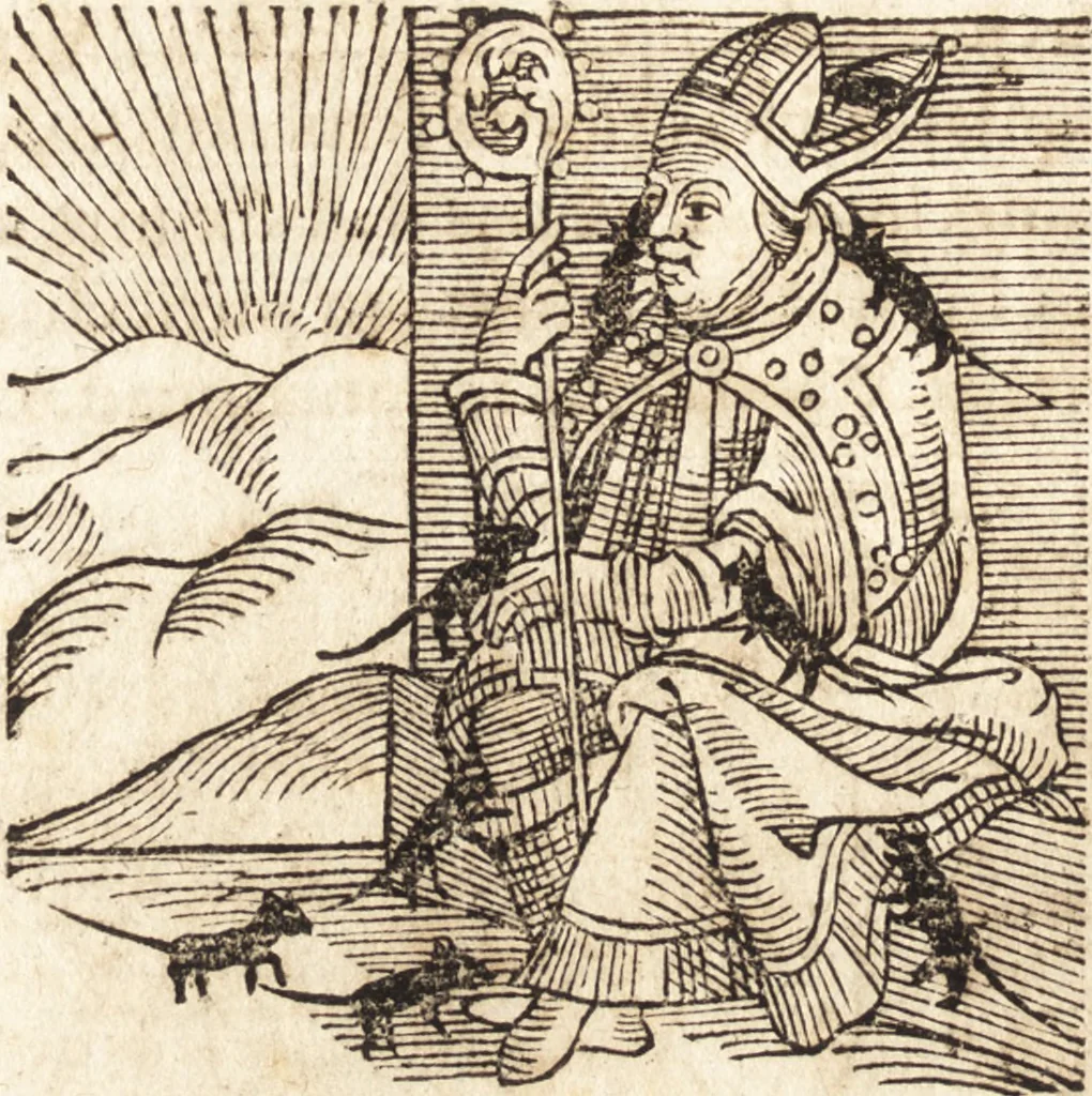 An illustration from Prodigiorvm ac ostentorvm chronicon : quae praeter naturae ordinem, motum, et operationem, et in svperioribus & his inferioribus mundi regionibus, ab exordio mundi usque ad haec nostra tempora, acciderunt ..., 1557, leaf 379