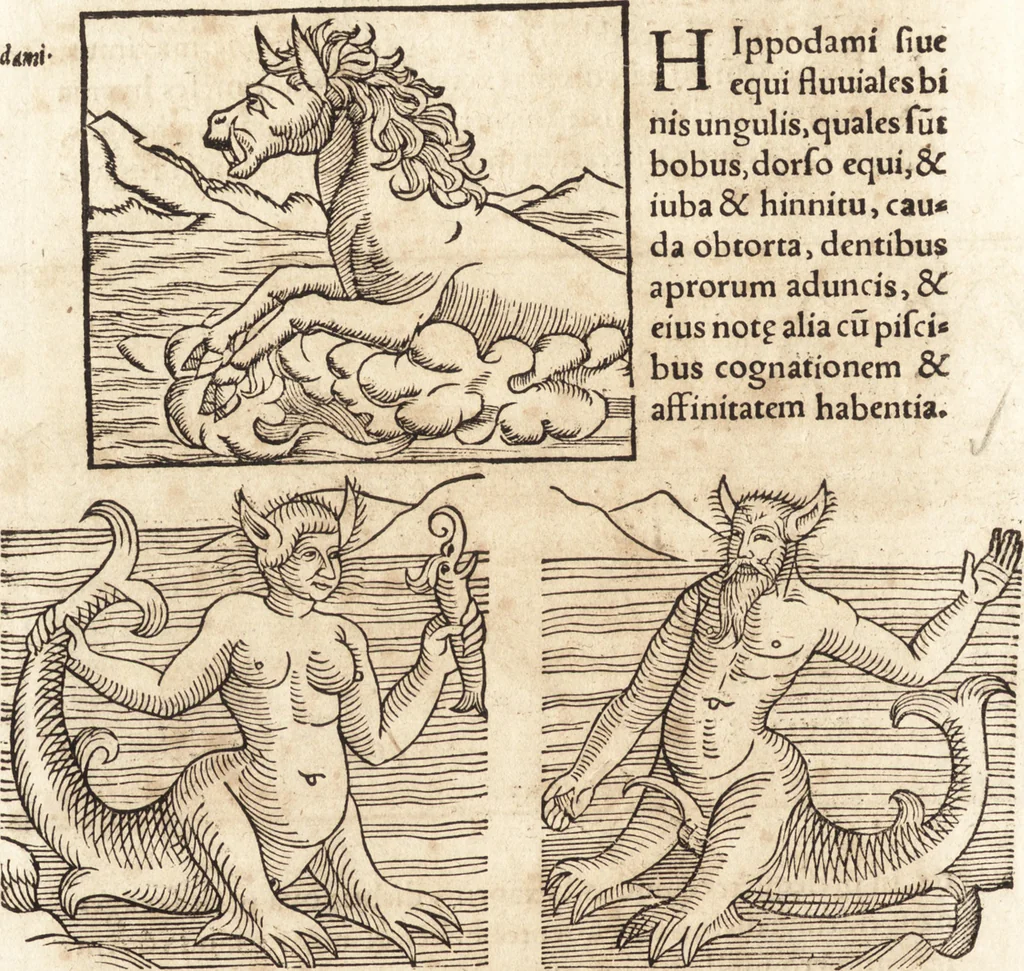 An illustration from Prodigiorvm ac ostentorvm chronicon : quae praeter naturae ordinem, motum, et operationem, et in svperioribus & his inferioribus mundi regionibus, ab exordio mundi usque ad haec nostra tempora, acciderunt ..., 1557, leaf 39