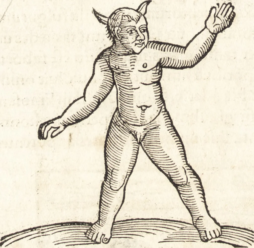 An illustration from Prodigiorvm ac ostentorvm chronicon : quae praeter naturae ordinem, motum, et operationem, et in svperioribus & his inferioribus mundi regionibus, ab exordio mundi usque ad haec nostra tempora, acciderunt ..., 1557, leaf 445