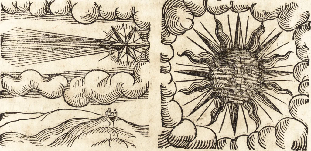 An illustration from Prodigiorvm ac ostentorvm chronicon : quae praeter naturae ordinem, motum, et operationem, et in svperioribus & his inferioribus mundi regionibus, ab exordio mundi usque ad haec nostra tempora, acciderunt ..., 1557, leaf 460