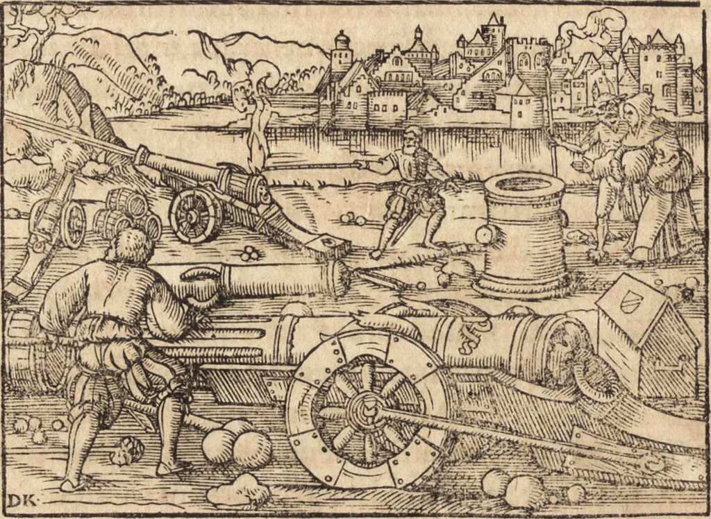 An illustration from Prodigiorvm ac ostentorvm chronicon : quae praeter naturae ordinem, motum, et operationem, et in svperioribus & his inferioribus mundi regionibus, ab exordio mundi usque ad haec nostra tempora, acciderunt ..., 1557, leaf 479