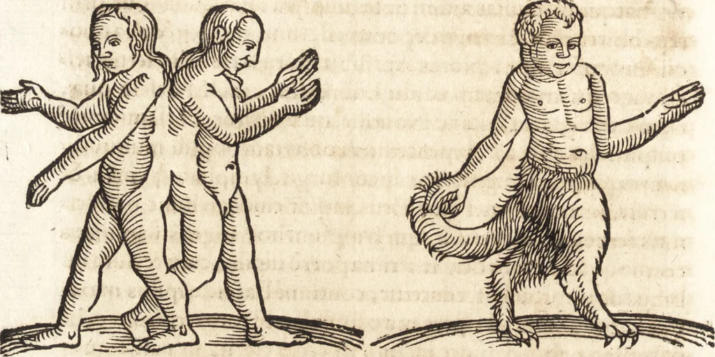 An illustration from Prodigiorvm ac ostentorvm chronicon : quae praeter naturae ordinem, motum, et operationem, et in svperioribus & his inferioribus mundi regionibus, ab exordio mundi usque ad haec nostra tempora, acciderunt ..., 1557, leaf 501