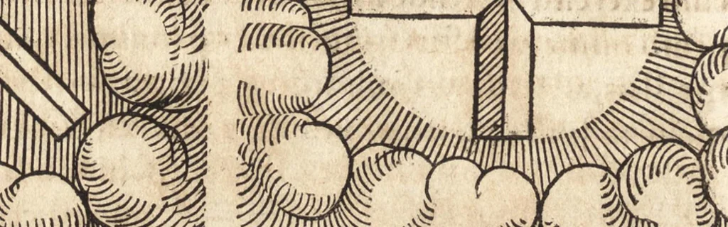An illustration from Prodigiorvm ac ostentorvm chronicon : quae praeter naturae ordinem, motum, et operationem, et in svperioribus & his inferioribus mundi regionibus, ab exordio mundi usque ad haec nostra tempora, acciderunt ..., 1557, leaf 505