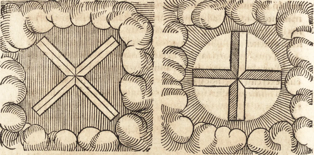 An illustration from Prodigiorvm ac ostentorvm chronicon : quae praeter naturae ordinem, motum, et operationem, et in svperioribus & his inferioribus mundi regionibus, ab exordio mundi usque ad haec nostra tempora, acciderunt ..., 1557, leaf 505