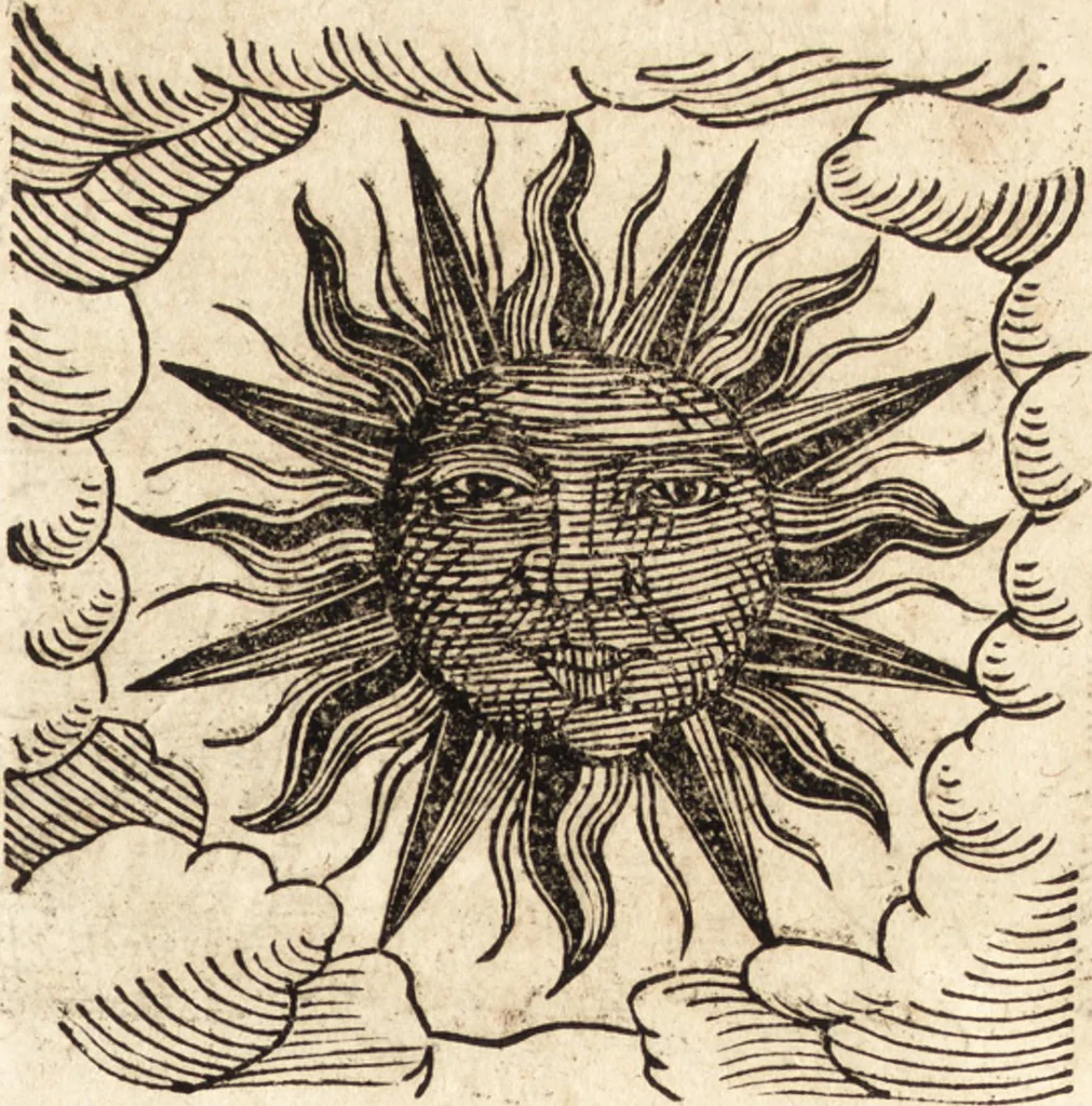 An illustration from Prodigiorvm ac ostentorvm chronicon : quae praeter naturae ordinem, motum, et operationem, et in svperioribus & his inferioribus mundi regionibus, ab exordio mundi usque ad haec nostra tempora, acciderunt ..., 1557, leaf 52