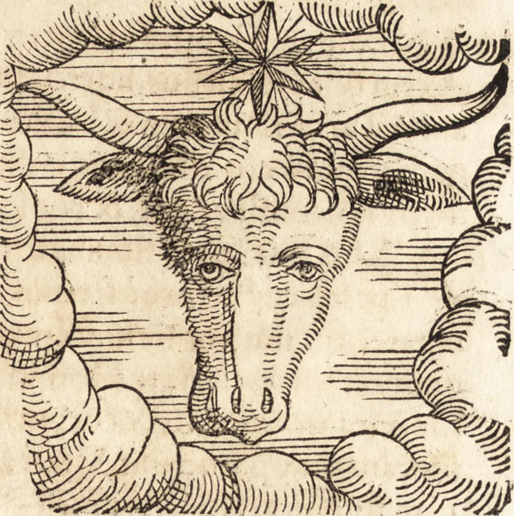 An illustration from Prodigiorvm ac ostentorvm chronicon : quae praeter naturae ordinem, motum, et operationem, et in svperioribus & his inferioribus mundi regionibus, ab exordio mundi usque ad haec nostra tempora, acciderunt ..., 1557, leaf 520