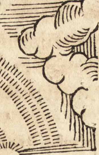 An illustration from Prodigiorvm ac ostentorvm chronicon : quae praeter naturae ordinem, motum, et operationem, et in svperioribus & his inferioribus mundi regionibus, ab exordio mundi usque ad haec nostra tempora, acciderunt ..., 1557, leaf 556