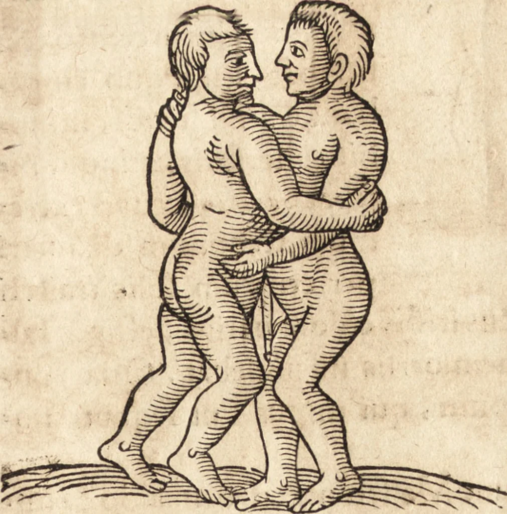 An illustration from Prodigiorvm ac ostentorvm chronicon : quae praeter naturae ordinem, motum, et operationem, et in svperioribus & his inferioribus mundi regionibus, ab exordio mundi usque ad haec nostra tempora, acciderunt ..., 1557, leaf 586