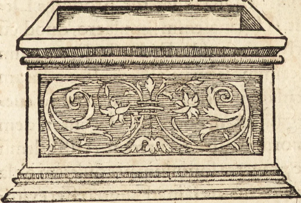 An illustration from Prodigiorvm ac ostentorvm chronicon : quae praeter naturae ordinem, motum, et operationem, et in svperioribus & his inferioribus mundi regionibus, ab exordio mundi usque ad haec nostra tempora, acciderunt ..., 1557, leaf 64