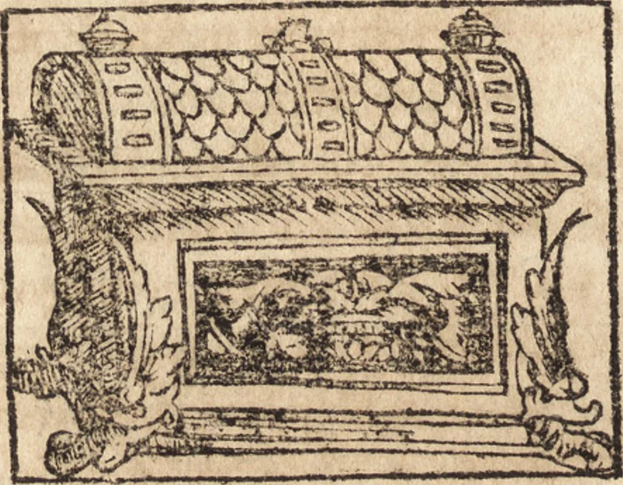 An illustration from Prodigiorvm ac ostentorvm chronicon : quae praeter naturae ordinem, motum, et operationem, et in svperioribus & his inferioribus mundi regionibus, ab exordio mundi usque ad haec nostra tempora, acciderunt ..., 1557, leaf 649
