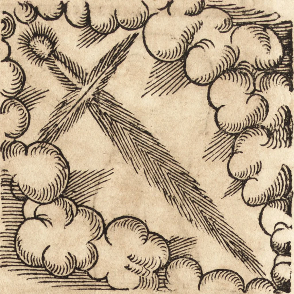 An illustration from Prodigiorvm ac ostentorvm chronicon : quae praeter naturae ordinem, motum, et operationem, et in svperioribus & his inferioribus mundi regionibus, ab exordio mundi usque ad haec nostra tempora, acciderunt ..., 1557, leaf 657