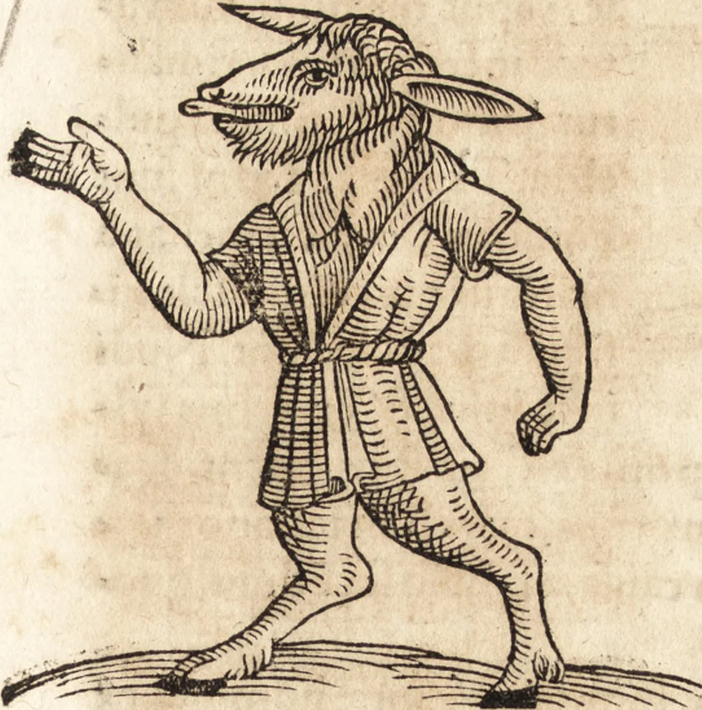An illustration from Prodigiorvm ac ostentorvm chronicon : quae praeter naturae ordinem, motum, et operationem, et in svperioribus & his inferioribus mundi regionibus, ab exordio mundi usque ad haec nostra tempora, acciderunt ..., 1557, leaf 678