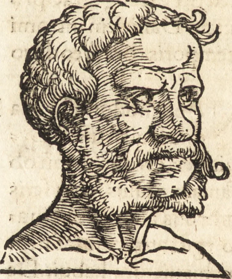An illustration from Prodigiorvm ac ostentorvm chronicon : quae praeter naturae ordinem, motum, et operationem, et in svperioribus & his inferioribus mundi regionibus, ab exordio mundi usque ad haec nostra tempora, acciderunt ..., 1557, leaf 73
