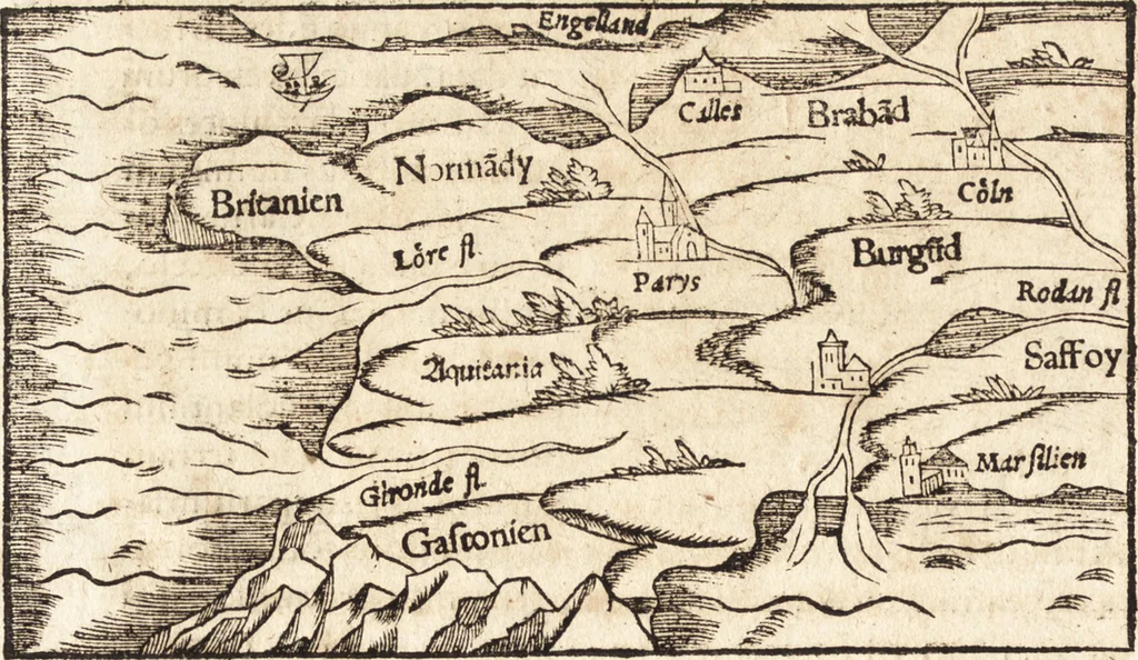 An illustration from Prodigiorvm ac ostentorvm chronicon : quae praeter naturae ordinem, motum, et operationem, et in svperioribus & his inferioribus mundi regionibus, ab exordio mundi usque ad haec nostra tempora, acciderunt ..., 1557, leaf 89
