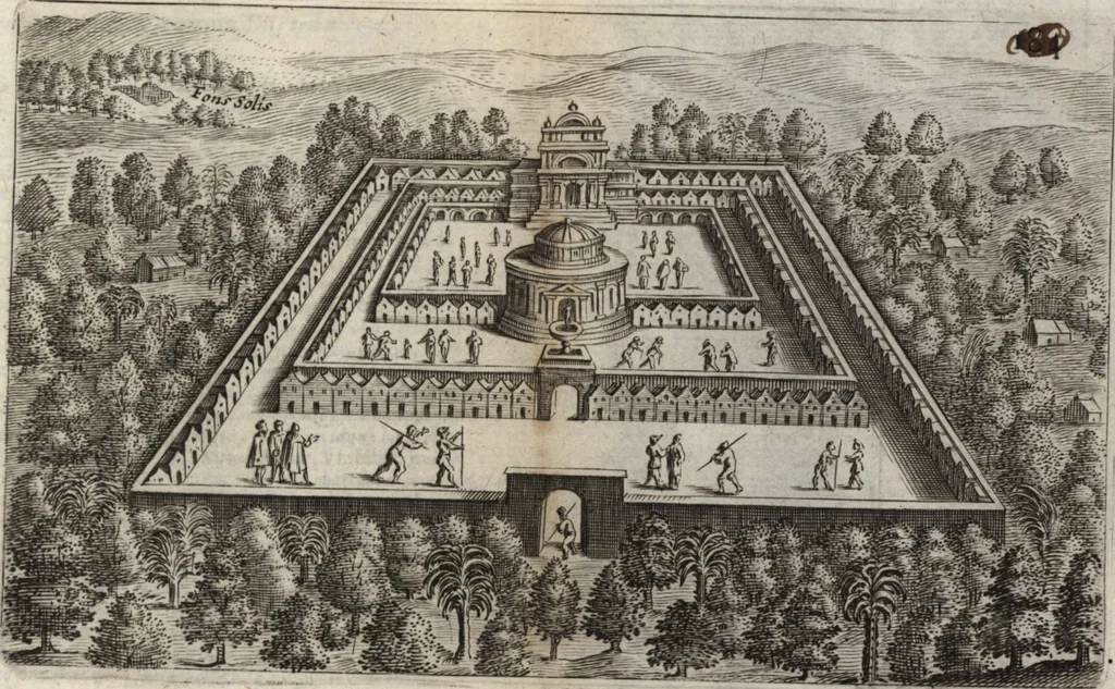 An illustration from Q. Curtius Rufus De rebus gestis Alexandri Magni : cum commentariis Raderi, Bongarsii, Popmae, Salmaaii, Gronovii, Loccenii & Freinshemii : hujusque & vetustioribus supplementis, nec non locorum difficiliorum interpretatione, & indice philologico locupletissimo rerum & verborum : accedunt figurae aeneae ad historiam Alexandri Magni apud curtium illustrandam necessariae, 1696, leaf 238