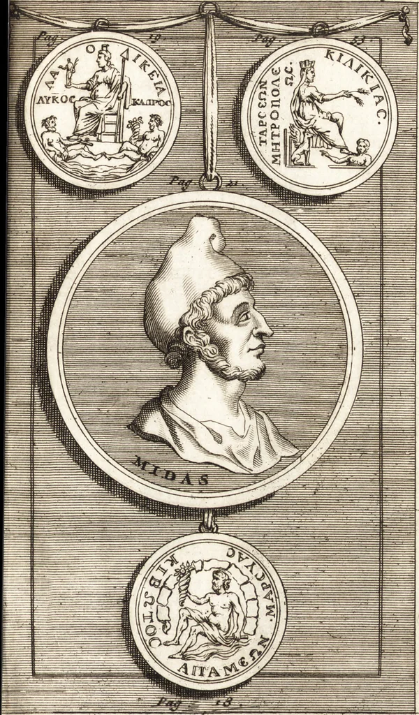 An illustration from Q. Curtius Rufus De rebus gestis Alexandri Magni : cum commentariis Raderi, Bongarsii, Popmae, Salmaaii, Gronovii, Loccenii & Freinshemii : hujusque & vetustioribus supplementis, nec non locorum difficiliorum interpretatione, & indice philologico locupletissimo rerum & verborum : accedunt figurae aeneae ad historiam Alexandri Magni apud curtium illustrandam necessariae, 1696, leaf 40