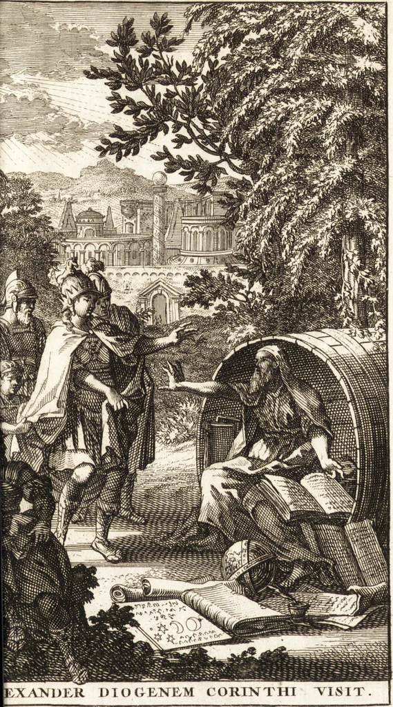 An illustration from Q. Curtius Rufus De rebus gestis Alexandri Magni : cum commentariis Raderi, Bongarsii, Popmae, Salmaaii, Gronovii, Loccenii & Freinshemii : hujusque & vetustioribus supplementis, nec non locorum difficiliorum interpretatione, & indice philologico locupletissimo rerum & verborum : accedunt figurae aeneae ad historiam Alexandri Magni apud curtium illustrandam necessariae, 1696, leaf 936