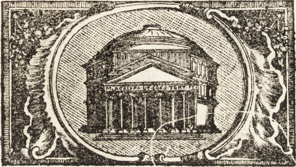 An illustration from Raccolta di lettere sulla pittura, scultura, ed architettura scritte da' più celebri professori che in dette art fiorirono dal secolo XV. al XVII, 1754, leaf 4