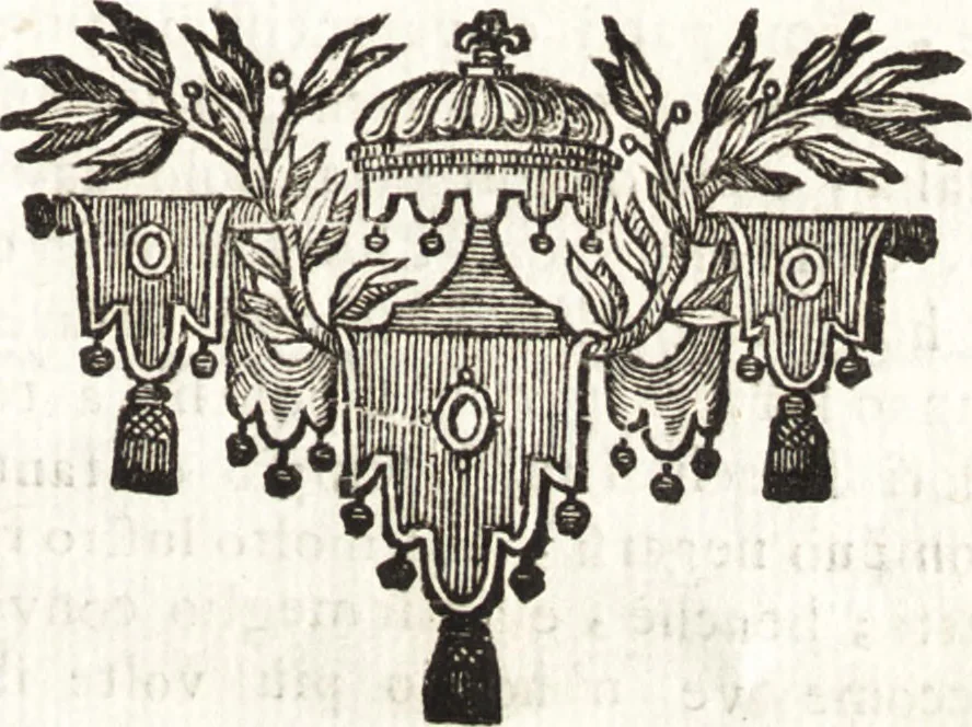 An illustration from Raccolta di lettere sulla pittura, scultura, ed architettura scritte da' più celebri professori che in dette art fiorirono dal secolo XV. al XVII, 1754, leaf 200