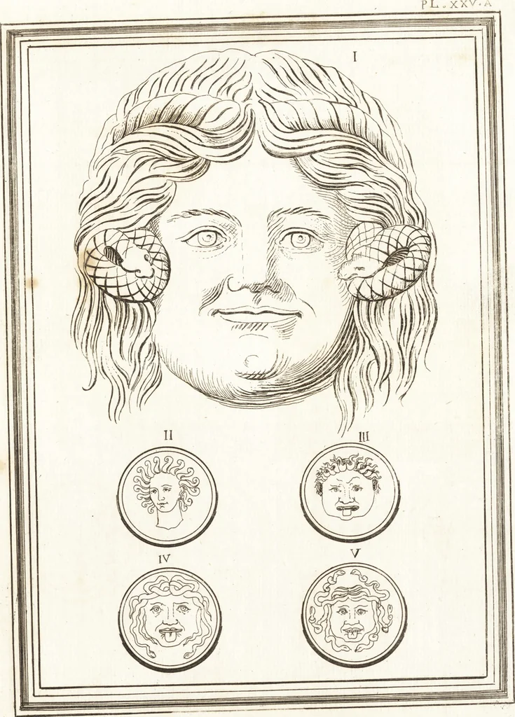 An illustration from Recherches sur l'origine, l'esprit et les progrès des arts de la Grèce : sur leur connexion avec les arts et la religion de plus anciens peuples connus : sur les monumens antiques de l'Inde, de la Perse, du reste de l'Asie, de l'Europe et de l'Égypte, 1785, leaf 596