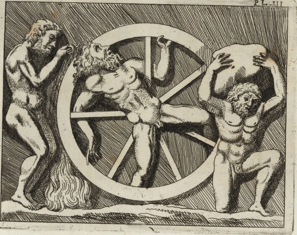 An illustration from Recherches sur l'origine, l'esprit et les progrès des arts de la Grèce : sur leur connexion avec les arts et la religion de plus anciens peuples connus : sur les monumens antiques de l'Inde, de la Perse, du reste de l'Asie, de l'Europe et de l'Égypte, 1785, leaf 492