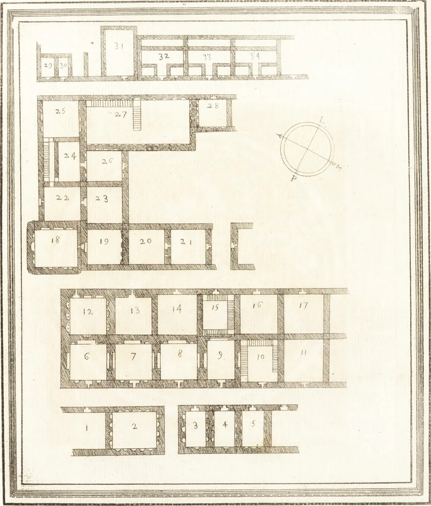 An illustration from Recherches sur l'origine, l'esprit et les progrès des arts de la Grèce : sur leur connexion avec les arts et la religion de plus anciens peuples connus : sur les monumens antiques de l'Inde, de la Perse, du reste de l'Asie, de l'Europe et de l'Égypte, 1785, leaf 514
