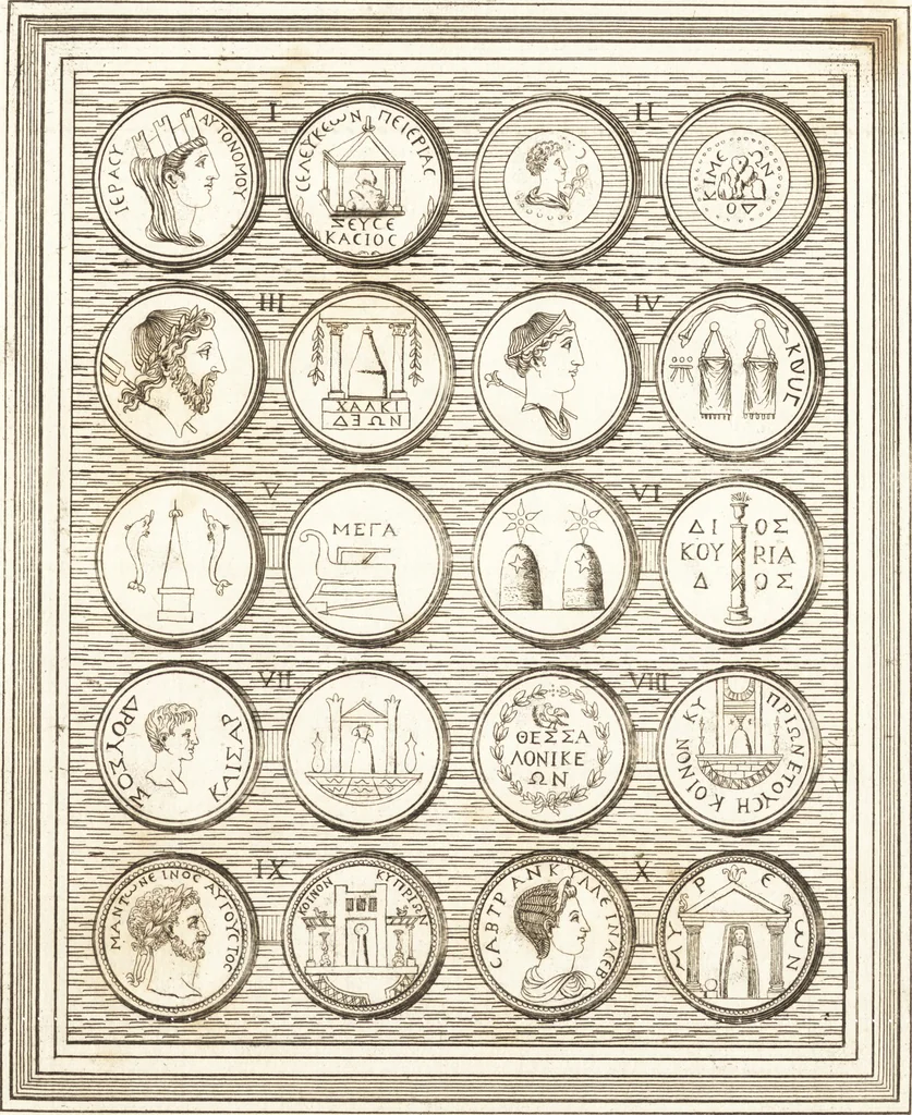 An illustration from Recherches sur l'origine, l'esprit et les progrès des arts de la Grèce : sur leur connexion avec les arts et la religion de plus anciens peuples connus : sur les monumens antiques de l'Inde, de la Perse, du reste de l'Asie, de l'Europe et de l'Égypte, 1785, leaf 546