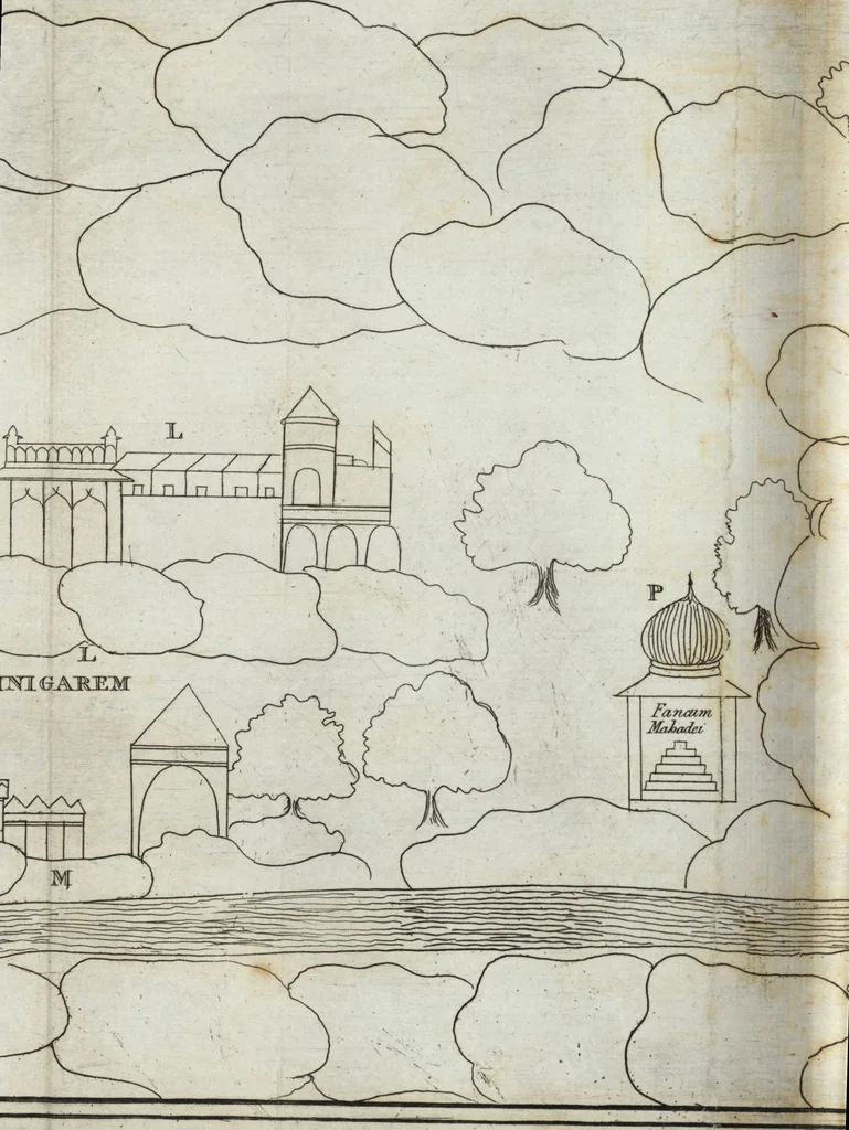 An illustration from Recherches sur l'origine, l'esprit et les progrès des arts de la Grèce : sur leur connexion avec les arts et la religion de plus anciens peuples connus : sur les monumens antiques de l'Inde, de la Perse, du reste de l'Asie, de l'Europe et de l'Égypte, 1785, leaf 198