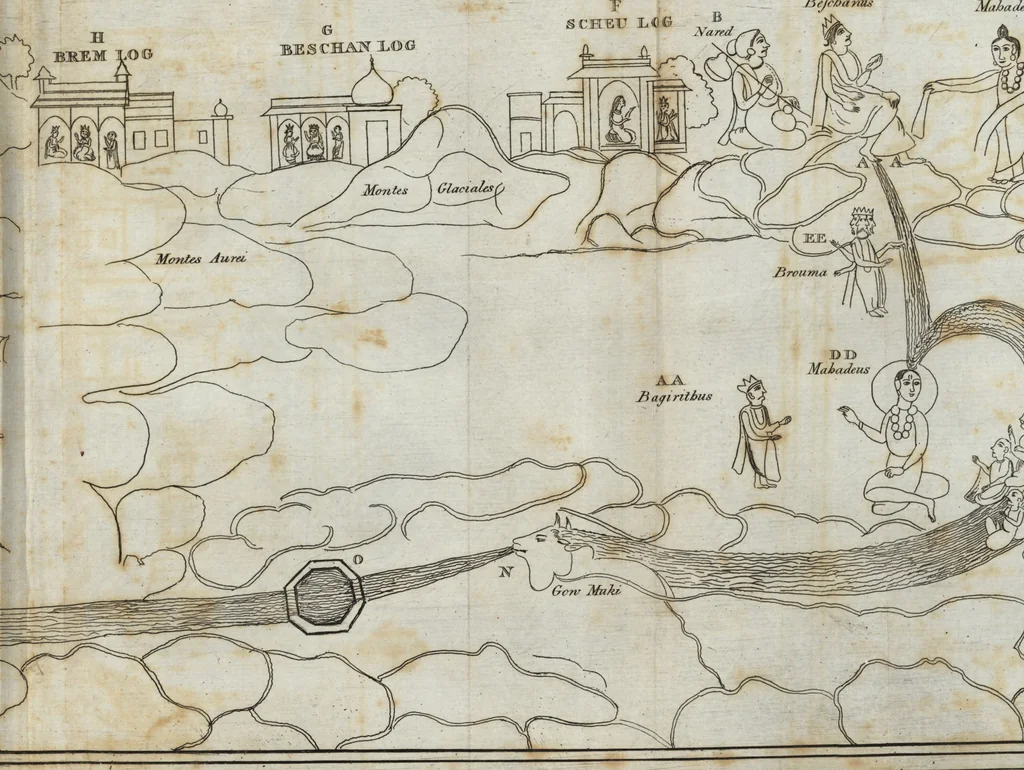 An illustration from Recherches sur l'origine, l'esprit et les progrès des arts de la Grèce : sur leur connexion avec les arts et la religion de plus anciens peuples connus : sur les monumens antiques de l'Inde, de la Perse, du reste de l'Asie, de l'Europe et de l'Égypte, 1785, leaf 199