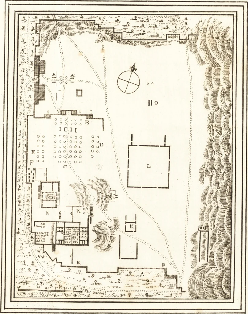 An illustration from Recherches sur l'origine, l'esprit et les progrès des arts de la Grèce : sur leur connexion avec les arts et la religion de plus anciens peuples connus : sur les monumens antiques de l'Inde, de la Perse, du reste de l'Asie, de l'Europe et de l'Égypte, 1785, leaf 208