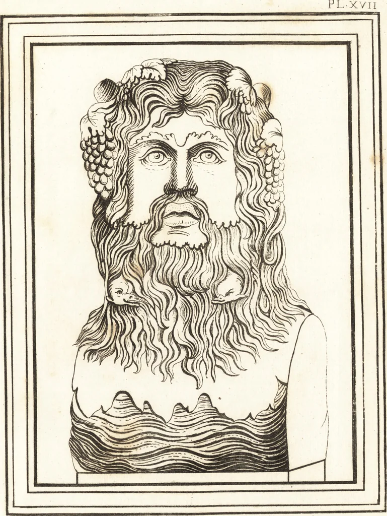 An illustration from Recherches sur l'origine, l'esprit et les progrès des arts de la Grèce : sur leur connexion avec les arts et la religion de plus anciens peuples connus : sur les monumens antiques de l'Inde, de la Perse, du reste de l'Asie, de l'Europe et de l'Égypte, 1785, leaf 232