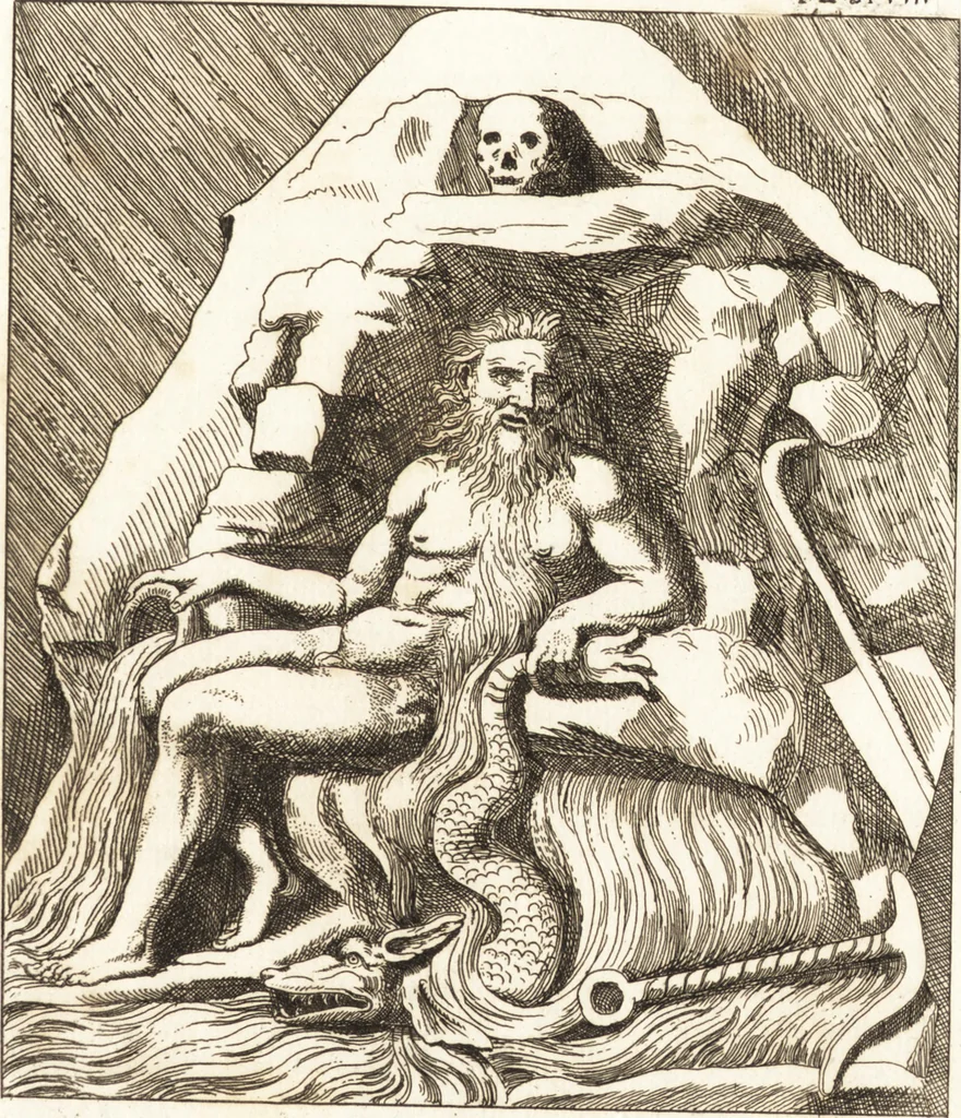 An illustration from Recherches sur l'origine, l'esprit et les progrès des arts de la Grèce : sur leur connexion avec les arts et la religion de plus anciens peuples connus : sur les monumens antiques de l'Inde, de la Perse, du reste de l'Asie, de l'Europe et de l'Égypte, 1785, leaf 234
