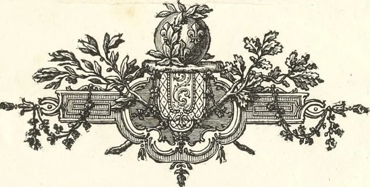 An illustration from Recueil des plans, coupes et elévations du nouvel Hôtel de ville de Rouen : dont la construction a été commencée en mai 1757, et avec les plans d'un accroissement et autres ouvrages projettés par cette ville, 1758, leaf 8