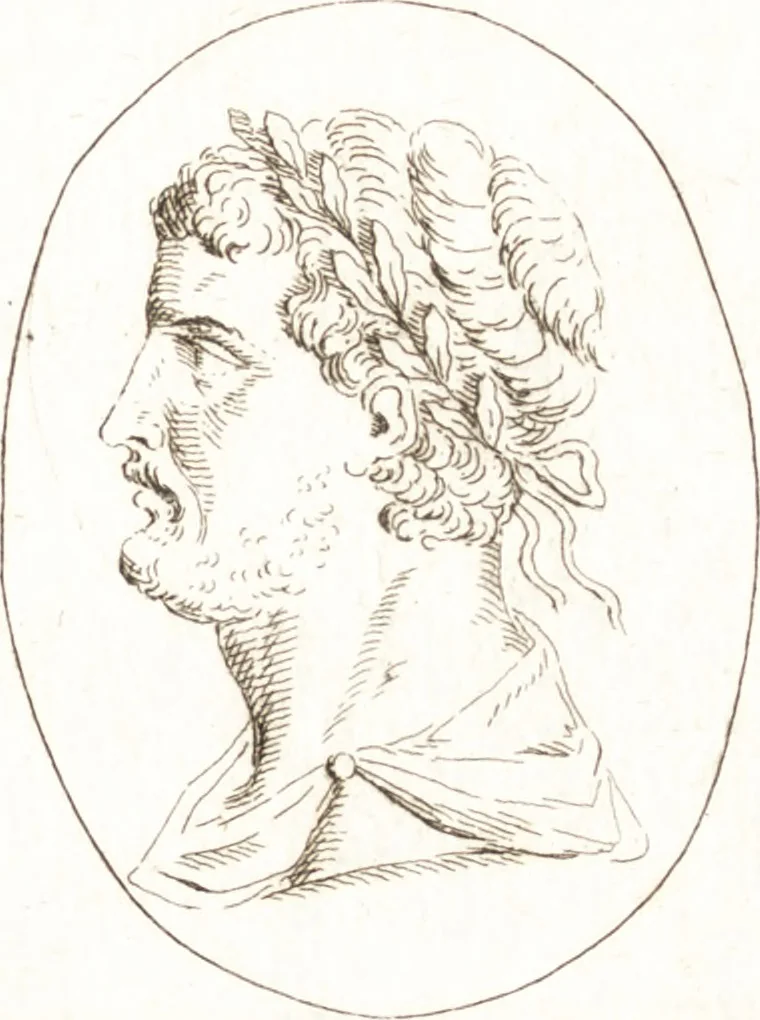 An illustration from Recueil de trois cent têtes et sujets de composition [graphic], 1775, leaf 104