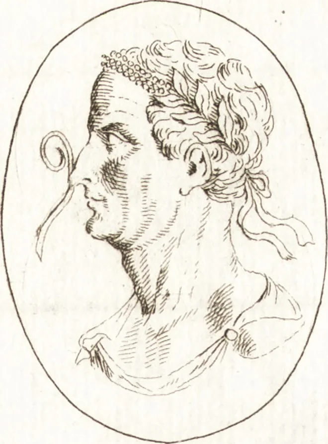 An illustration from Recueil de trois cent têtes et sujets de composition [graphic], 1775, leaf 108