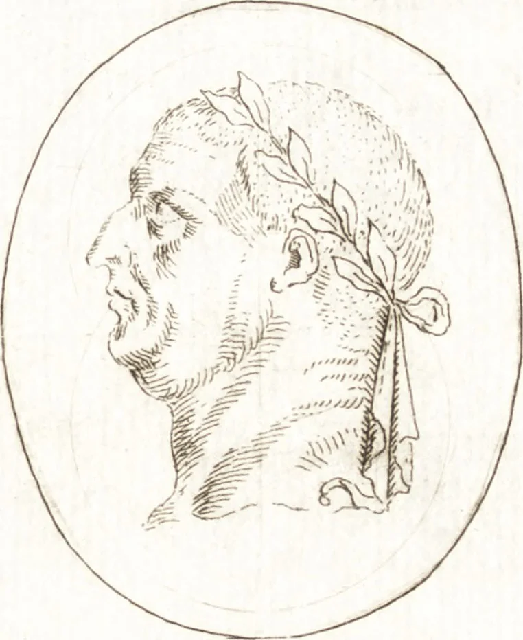 An illustration from Recueil de trois cent têtes et sujets de composition [graphic], 1775, leaf 110
