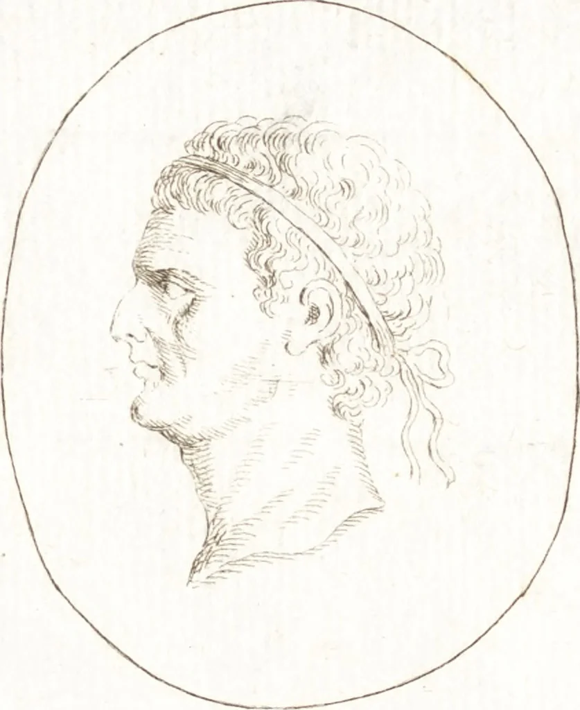 An illustration from Recueil de trois cent têtes et sujets de composition [graphic], 1775, leaf 112