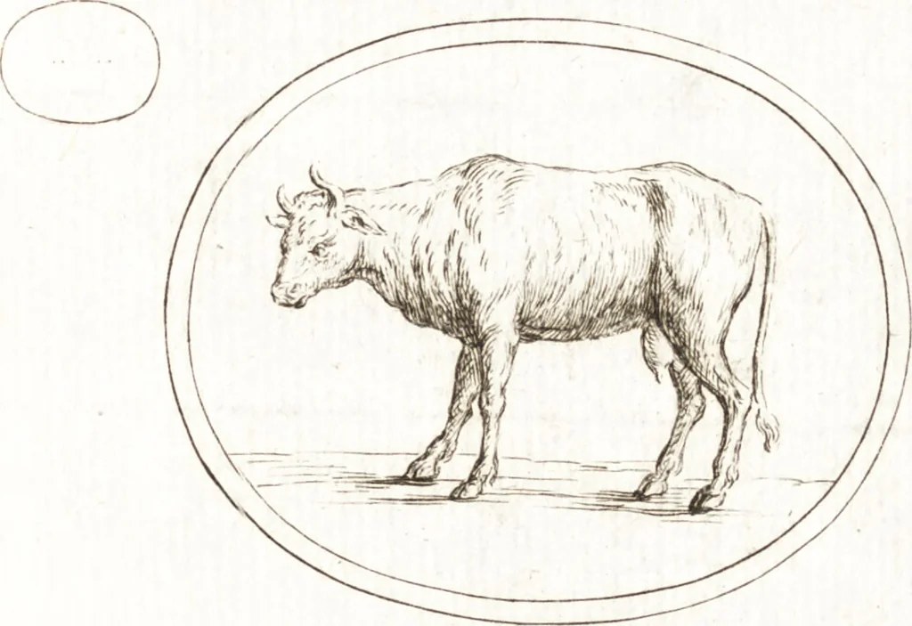 An illustration from Recueil de trois cent têtes et sujets de composition [graphic], 1775, leaf 114