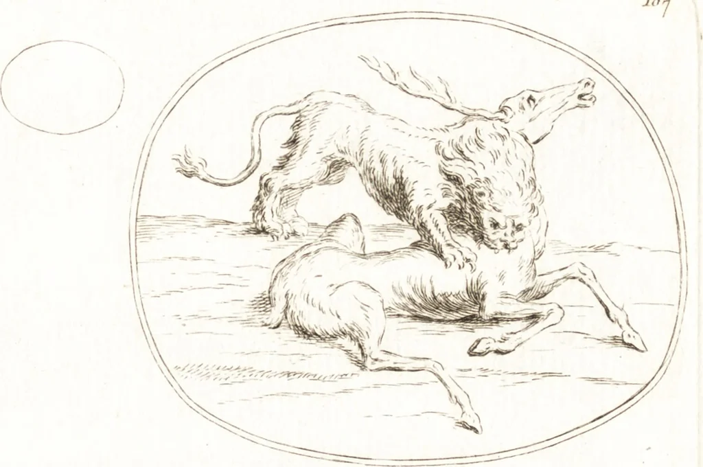 An illustration from Recueil de trois cent têtes et sujets de composition [graphic], 1775, leaf 116
