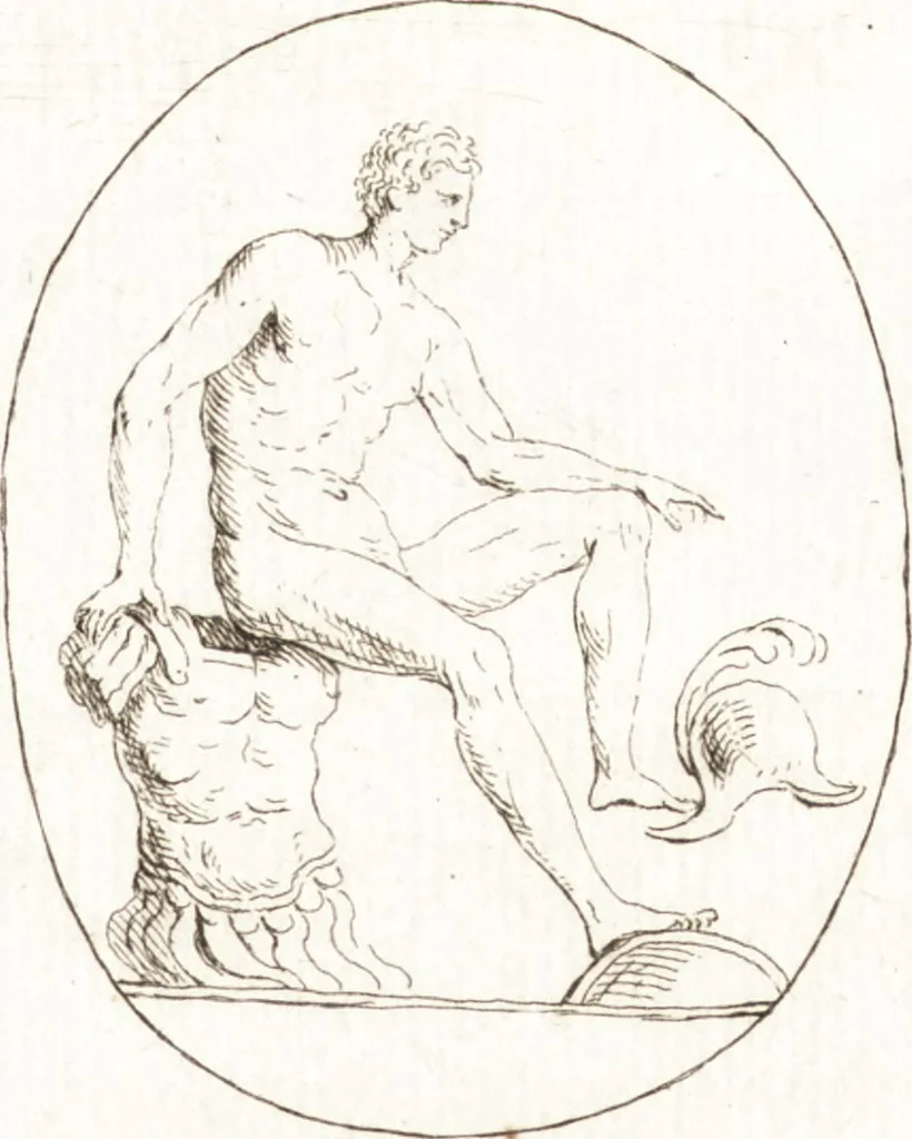 An illustration from Recueil de trois cent têtes et sujets de composition [graphic], 1775, leaf 116
