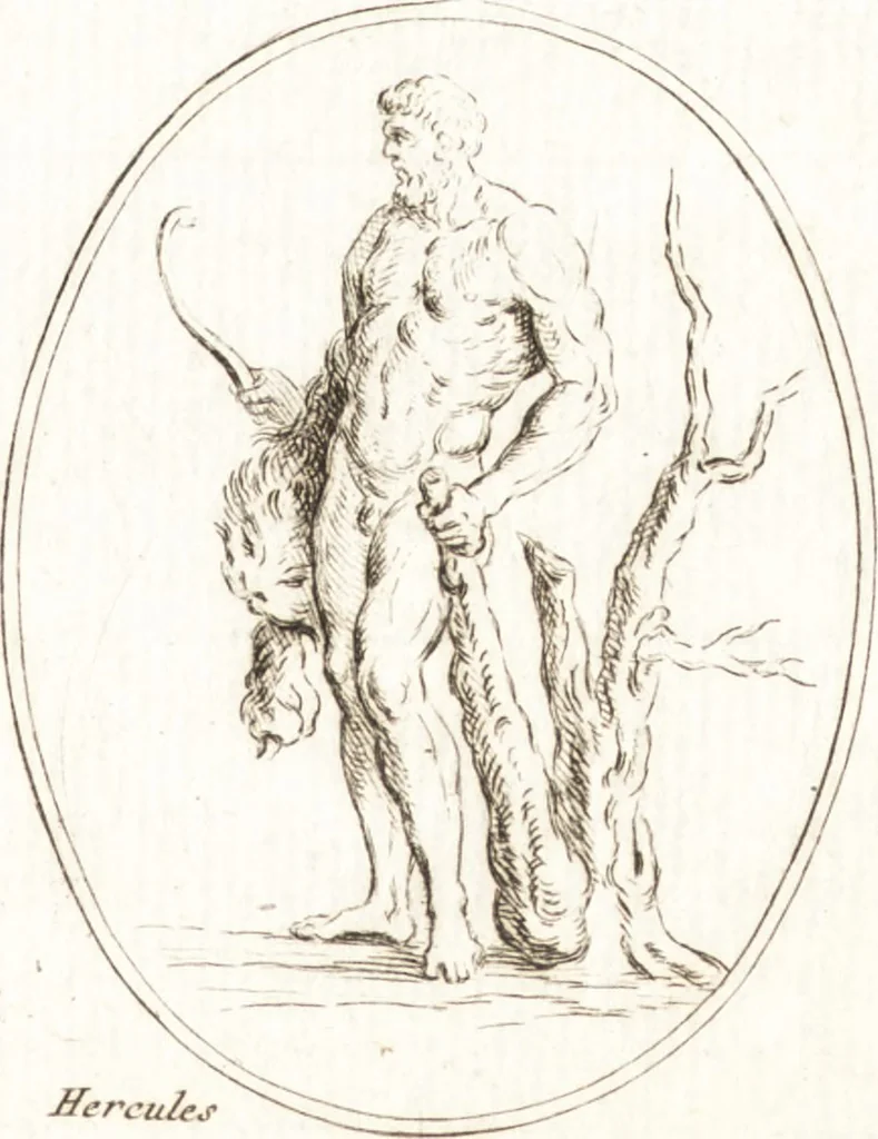 An illustration from Recueil de trois cent têtes et sujets de composition [graphic], 1775, leaf 122